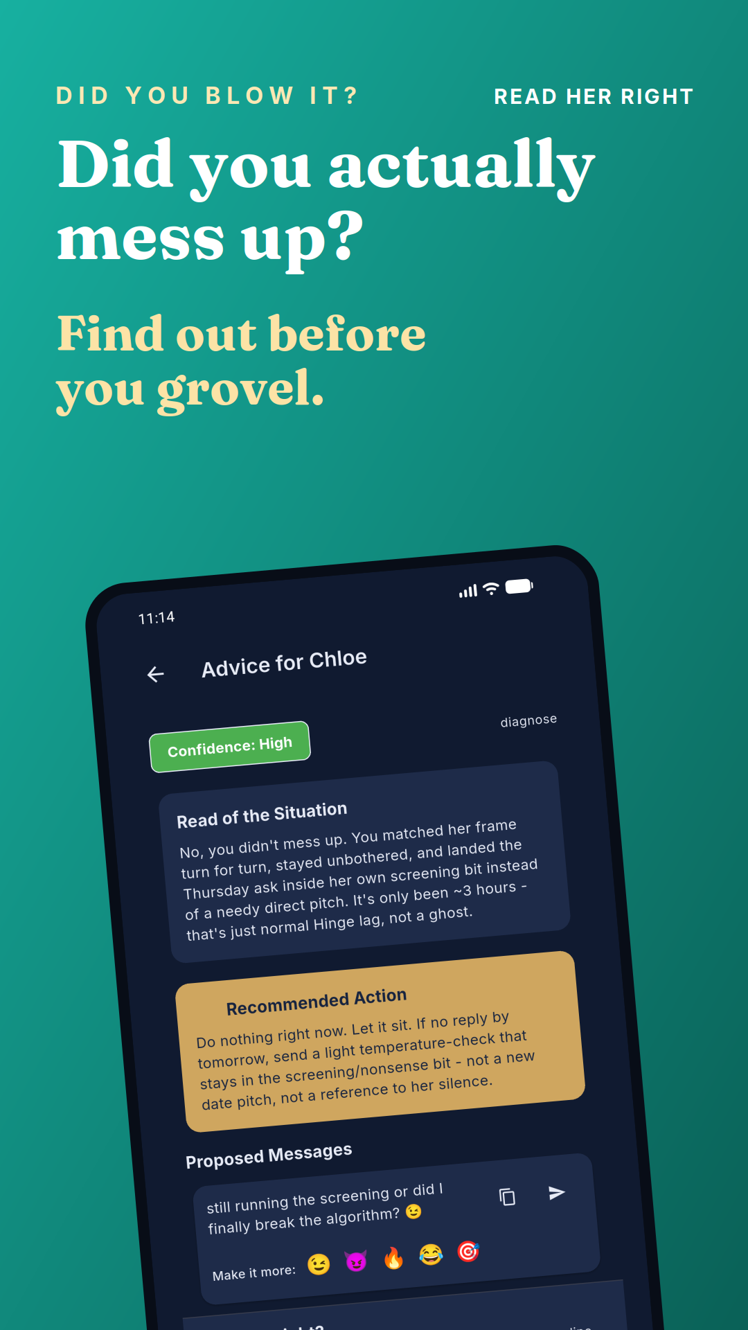 Did you actually mess up? Find out before you grovel
